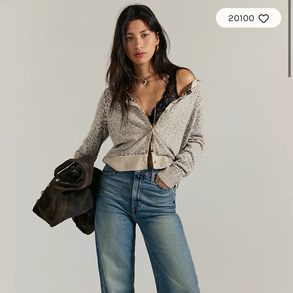 Nocturnal Patterned Cashmere Cardi